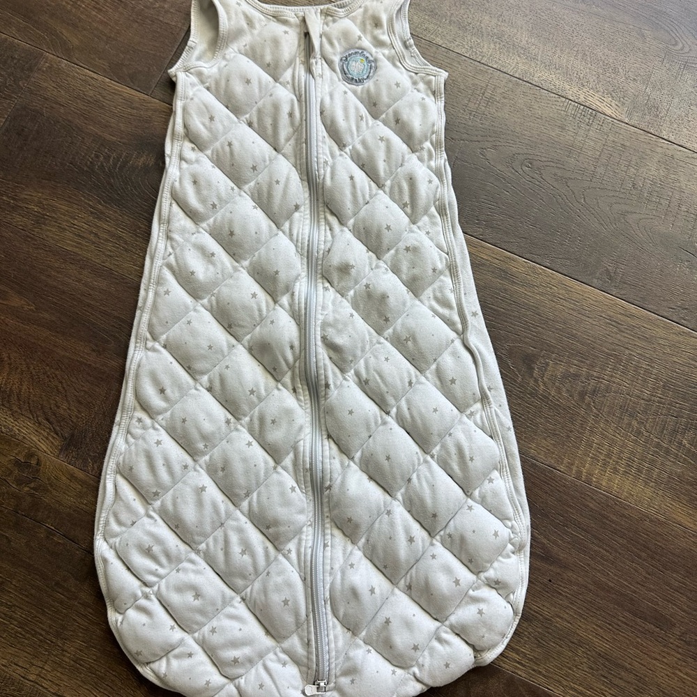Soft Quilted Kids Sleep Sack in White